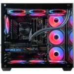 Panorama RTX 5090 Gaming Desktop PC - AMD Ryzen 9 9950X, 64GB DDR5 5600 RAM, 2TB NVMe Gen4 SSD, WiFi 6E + BT 5.4, HDMI, RJ45, Windows 11 Pro - Best 2025 RGB Prebuilt Tower Computer for Gamers