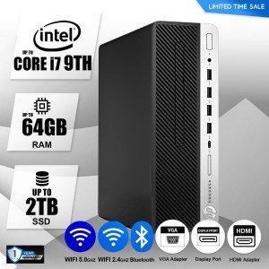 HP High-Performance Desktop PC: i7, 64GB RAM, 2TB SSD
