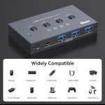 4-Port USB 3.2 Switch for 4 Computers
