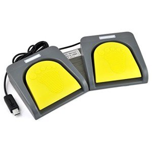 iKKEGOL USB Double Foot Switch Control Pedal