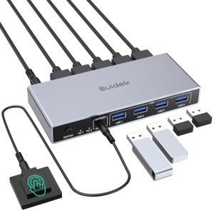 SUIDEK 4K HDMI KVM Switch for 2 Computers