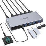 SUIDEK 4K HDMI KVM Switch for 2 Computers