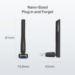 TP-Link USB Bluetooth Adapter for PC, Bluetooth 5.3 Long Range Receiver, Plug and Play, Adjustable Antenna, Supports Windows 11/10/8.1/7 for Desktop, Laptop, PS5/PS4/Xbox Controller (UB500 Plus)