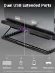 Kootek Laptop Cooling Pad with 5 Quiet Fans