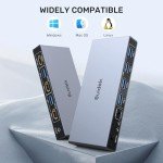 SUIDEK 4K HDMI KVM Switch for 2 Computers