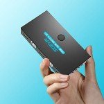 KVM Switch, SGEYR KVM Switch HDMI,USB Switch for 2 Computers Sharing Mouse Keyboard Printer to One HD Monitor, Support 4K@30Hz,1 HDMI Cables and 2 USB Cables Included