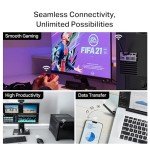 TP-Link USB Bluetooth Adapter for PC, Bluetooth 5.3 Long Range Receiver, Plug and Play, Adjustable Antenna, Supports Windows 11/10/8.1/7 for Desktop, Laptop, PS5/PS4/Xbox Controller (UB500 Plus)