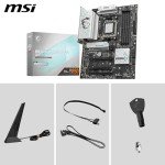 MSI B850 GAMING PLUS WIFI Motherboard, ATX - Supports AMD Ryzen 9000/8000/7000 Processors, AM5 - DDR5 Memory Boost 8200+ MT/s (OC), PCIe 5.0 x16 and 4.0 x16, M.2 Gen5, Wi-Fi 7, 5G LAN