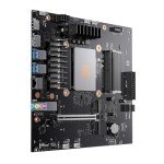 MINISFORUM BD795m Mini PC Motherboard AMD Ryzen 9 7945HX DDR5 Barebone Gaming PC, 2X PCIe4.0 SSD,2xSATA3.0 HDD/SSD, HDMI2.1|DP1.4|, M.2 2230 Key E Slot