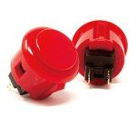 Sanwa JLF-TP-8YT Joystick + Sanwa 8 pcs OBSF-30 Push Button Bundle Kit Color : Red - for Arcade Game 4 & 8 Way Adjustable, Compatible with Catz Mad SF4 Tournament Joystick S@NWA