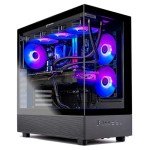 Skytech Azure 3 Gaming PC Desktop, Ryzen 7 9700X 3.8 GHz (5.5GHz Turbo), NVIDIA RTX 5060 8GB, 2TB NVMe SSD, 32GB DDR5 RAM 5200 RGB, 850W Gold ATX 3 PSU, 360mm ARGB AIO, Wi-Fi, Win 11