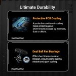 ASUS TUF Gaming GeForce RTX ™ 5060 Ti 16GB GDDR7 OC Edition Gaming Graphics Card (PCIe® 5.0, HDMI®/DP 2.1, 3.1-Slot, Military-Grade Components, Protective PCB Coating, axial-tech Fans)