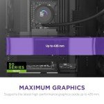 NZXT H9 Flow (2025) – Large Dual-Chamber ATX Mid-Tower Airflow PC Case – Includes 3 x 140mm & 1 x 120mm Fans – 420mm Radiator Support – Tempered Glass – Back-Connect Ready – Black
