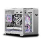 TWELF Moonlight Gaming PC – Intel i9-12900KF, RTX 5070 12GB, 32GB DDR5, 1TB NVMe SSD – Liquid Cooler, WiFi 6, White RGB Case + Mystery Gift