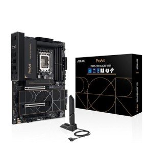 ASUS ProArt Z890-CREATOR WIFI Z890 LGA 1851 ATX Motherboard, Intel® Core™ Ultra Processor Series 2 Ready, 16+2+1+2 stages, PCIe® 5.0, DDR5, Thunderbolt™ 5 Type-C®, 10+2.5 Gb LAN, WiFi 7, 5x M.2, AI OC
