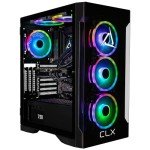 CLX Set Gaming PC - Intel Core Ultra 9 285K 3.7GHz, GeForce RTX 4070 Super, 2TB NVMe M.2 SSD, 4TB HDD, 64GB DDR5 Memory, 360mm AIO, WiFi, Windows 11 Home, Black