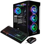 CLX Set Gaming PC - Intel Core Ultra 9 285K 3.7GHz, GeForce RTX 4070 Super, 2TB NVMe M.2 SSD, 4TB HDD, 64GB DDR5 Memory, 360mm AIO, WiFi, Windows 11 Home, Black
