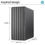 HP Envy Desktop PC, Intel i7-14700, Microsoft Office Pro Lifetime, 32 GB RAM, 2 TB SSD, Intel UHD Graphics 770, Windows 11 Pro, TE01-5002