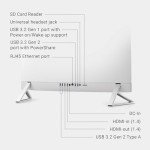 Dell Inspiron 27" All-in-One Desktop PC, 27" FHD IPS Touchscreen, Intel 10-Core 7-150U, NVIDIA GeForce MX570A, 64GB RAM, 2TB SSD, Wi-Fi 6E, Windows 11 Pro & Microsoft Office Pro & External DVD Driver