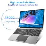 jumper 16 Inch Laptop Computer, 16GB RAM 1152GB Storage, N150 4-Core 3.6GHz Processor, 1200p IPS FHD Display, Office 365 1-Year Subscription, WiFi-6, Mini-HDMI, 38Wh Battery, Cooling System.