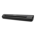 Ambir TravelScan Pro Go Bundle Portable USB Powered Compact Document, Business Card and Receipt Scanner for Windows PC's with Hard Shell Travel Case PS600-GO