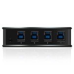 IOGEAR 4x4 USB 3.0 Peripheral Sharing Switch - Share 4 USB Devices Between 4 Computers - LED Indicators - Cables & Remote Included - PC - MAC - Printer - Scanner - Mouse/Keyboard and More - GUS434