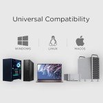 IOGEAR 4x4 USB 3.0 Peripheral Sharing Switch - Share 4 USB Devices Between 4 Computers - LED Indicators - Cables & Remote Included - PC - MAC - Printer - Scanner - Mouse/Keyboard and More - GUS434