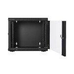 V7 RMWC9UG450-1N Rack Mount Wall Cabinet Enclosure 9U Glass
