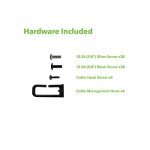 NavePoint 13U 2 Post Open Frame Server Rack for 19 Inch Equipment, AV, Networking, Data & IT Devices, 2-Post Rack 13U 661lbs Weight Capacity, Black