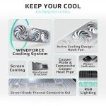 GIGABYTE GeForce RTX 5060 Ti AERO OC 16G Graphics Card, 16GB 128-bit GDDR7, PCIe 5.0, WINDFORCE Cooling System, GV-N506TAERO OC-16GD Video Card