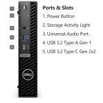 Dell OptiPlex 7020 MFF 7000 Micro Form Factor Mini Business Desktop Computer, 14th Gen Intel 20-Core i7-14700T up to 5.2GHz, 64GB DDR5 RAM, 1TB PCIe SSD, WiFi 6E, 2 DisplayPort, HDMI, Windows 11 Pro