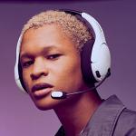 LVL 50 White Wireless Headset for PS4