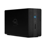 12.0TB OWC Gemini Thunderbolt (USB-C) Dock and Dual-Drive HDD RAID External Storage Solution, External Drive with 2 x Thunderbolt ports (USB-C), 2 x USB 3.2 Gen 2 ports, 2.5Gigabit Ethernet port, HDMI