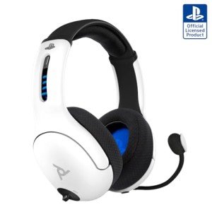 LVL 50 White Wireless Headset for PS4