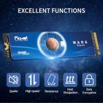 Fikwot FX550 NVMe SSD 2TB M.2 SSD PCIe 3.0×4, Read Up to 3,500 MB/s, M2 2280 Internal Soild State Drive, Compatible with Desktop, Laptop and Mini PC, QLC NAND Flash