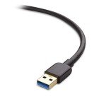 Cable Matters 4 Port USB 3.0 Switch Hub USB Sharing Switch for 4 Computers and USB Peripherals - Button or Wireless Remote Control Swapping & Micro USB 3.0 Cable