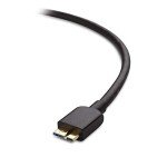 Cable Matters 4 Port USB 3.0 Switch Hub USB Sharing Switch for 4 Computers and USB Peripherals - Button or Wireless Remote Control Swapping & Micro USB 3.0 Cable