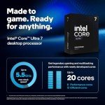MICRO CENTER CPU Motherbard Combo - Intel Ultra 7 265KF 20 cores(8 P-cores + 12 E-cores) Desktop Processor with Gigabyte Z890 Eagle WIFI7 Motherboard