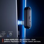 SteelSeries Arctis GameBuds for PlayStation/PC/Switch/Mobile — Quick-Switch 2.4GHz + Bluetooth 5.3 — Active Noise Cancelling — 100+ Game Audio Presets — 40H Battery with Qi Charging Case - White