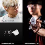 SteelSeries Arctis GameBuds for PlayStation/PC/Switch/Mobile — Quick-Switch 2.4GHz + Bluetooth 5.3 — Active Noise Cancelling — 100+ Game Audio Presets — 40H Battery with Qi Charging Case - White