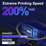 A3 UV Printer Machine with Computer,XP600 Flatbed Printer with Bottle Holder for Glass Cups Phone Case Wood Acrylic Golf Balls