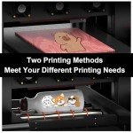 A3 UV Printer Machine with Computer,XP600 Flatbed Printer with Bottle Holder for Glass Cups Phone Case Wood Acrylic Golf Balls