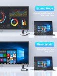 Opluz USB C Hub 5-in-1 USB C to 4K@60HZ Hdmi Multiport Adapter, 5Gbps 100W PD USB C Dock USB3.0 Dongle Docking Station Aluminum USB C Dock Hub for MacBook Dell Hp Lenovo - Computer peripherals