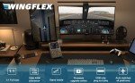 WINGFLEX Flight Simulator Mode Control Panel CDU for Boeing B737NG, Simulated Flight Peripherals, Route Control for P3D ZIBO X-Plane, FMC Flight Management Computer