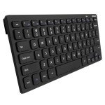 Macally Small Wireless Keyboard - 2.4G Ergonomic & Comfortable Mini Compact USB Keyboard Wireless for Laptop or Windows Computer PC, Tablet, TV