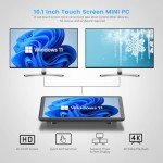 HIGOLEPC Mini PC with Touchscreen and Battery