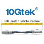 10Gtek 10G SFP+ DAC Cable 3-Meter, 10-Pack