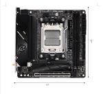 ASRock A620I Lightning WiFi 6E AMD Ryzen Socket AM5 A620 DDR5 7200 MHz 128 GB Mini ITX Motherboard SATA3 6.0 Gb/s M.2