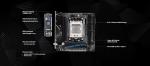 ASRock A620I Lightning WiFi 6E AMD Ryzen Socket AM5 A620 DDR5 7200 MHz 128 GB Mini ITX Motherboard SATA3 6.0 Gb/s M.2