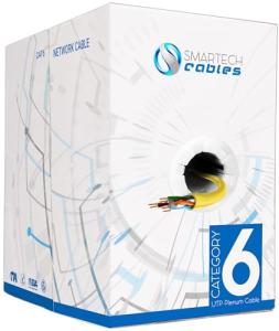 CAT6 Plenum 1000ft Ethernet Cable - High Performance